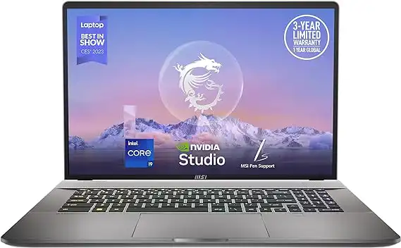 Best laptops for architects - MSI Creator Z17