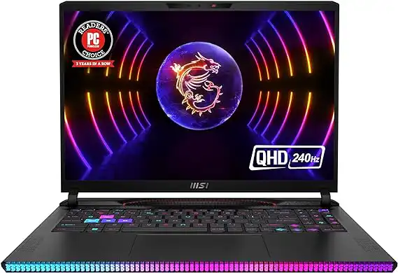 Best laptops for robotics engineering students - MSI Raider GE78 HX