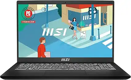 Budget laptops for AutoCAD - MSI Modern 15