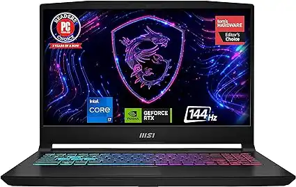 Best gaming laptops under $1500 - MSI Katana 15