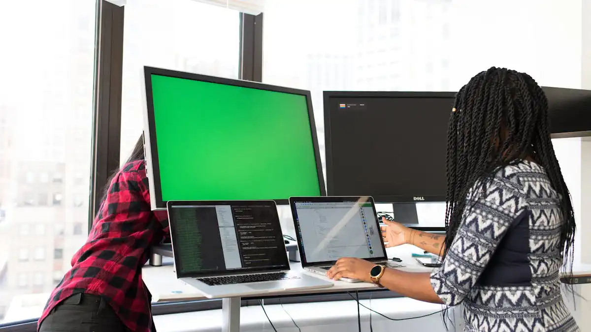 A docking station for a laptop