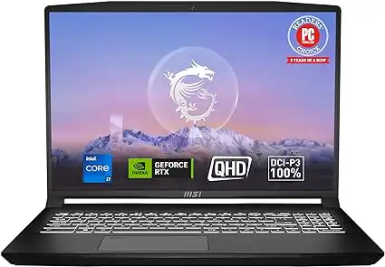 Best laptops for Blender - MSI Creator M16