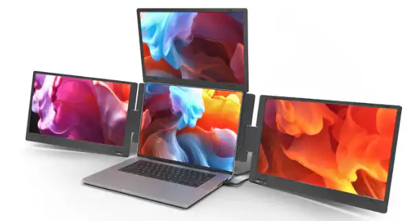 Aura Unveils First-Ever Triple Laptop Display with One USB