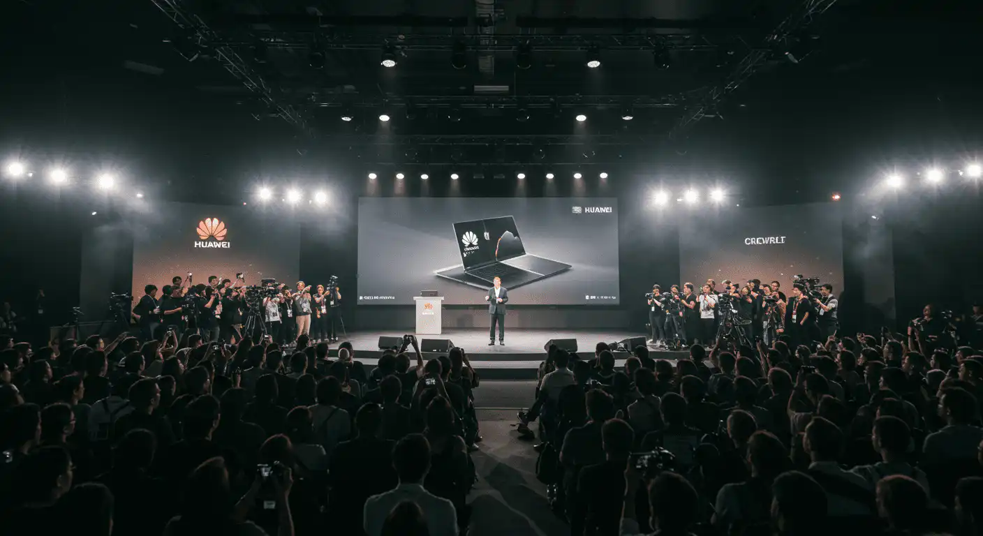 Huawei foldable laptop launch