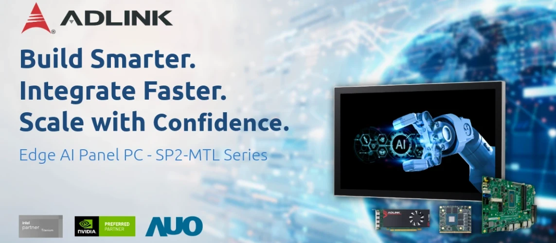 ADLINK Launches SP2-MTL Panel PC for Edge AI