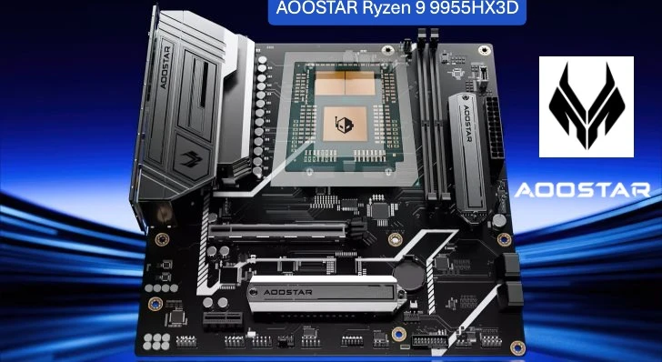 AOOSTAR Debuts Ryzen 9 9955HX3D MoTD Motherboard