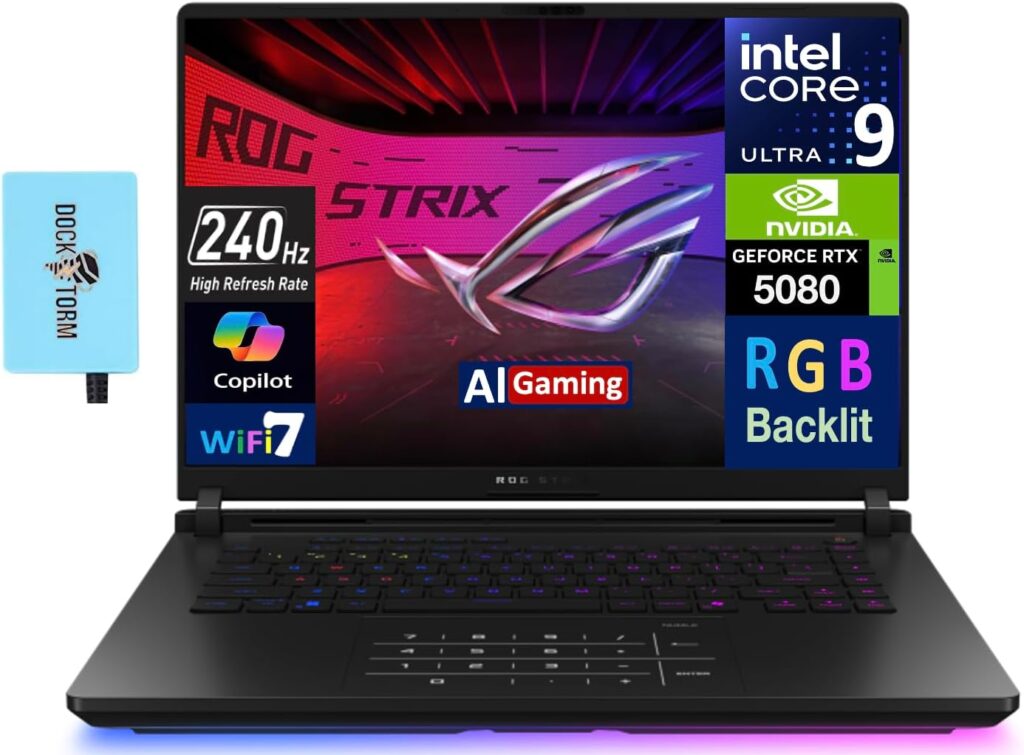 ASUS ROG Strix Scar 16 AI Gaming Laptop