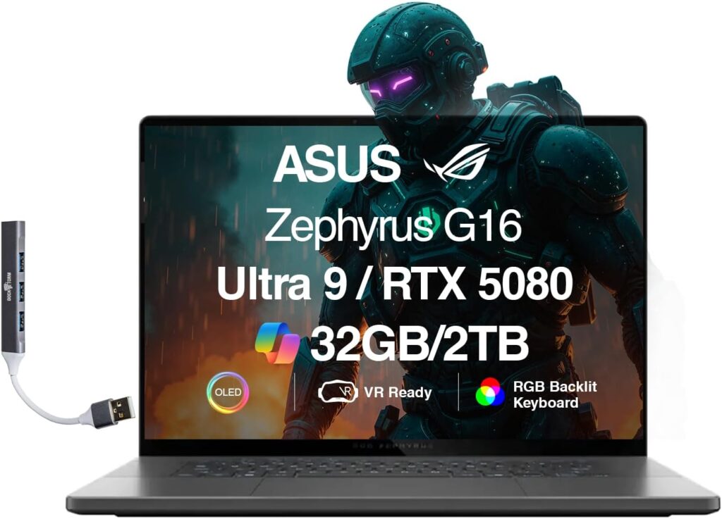 ASUS ROG Zephyrus G16 AI Gaming Laptop
