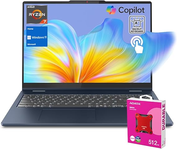 Lenovo 2025 IdeaPad Slim 5 Next Gen AI Copilot Business Laptop