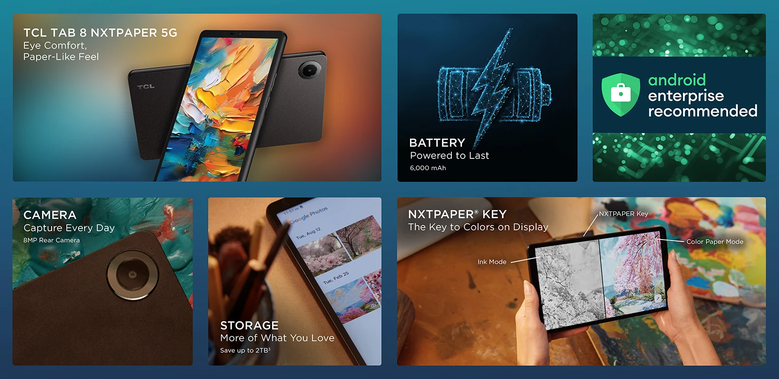 TCL TAB 8 NXTPAPER 5G Tablet Launched