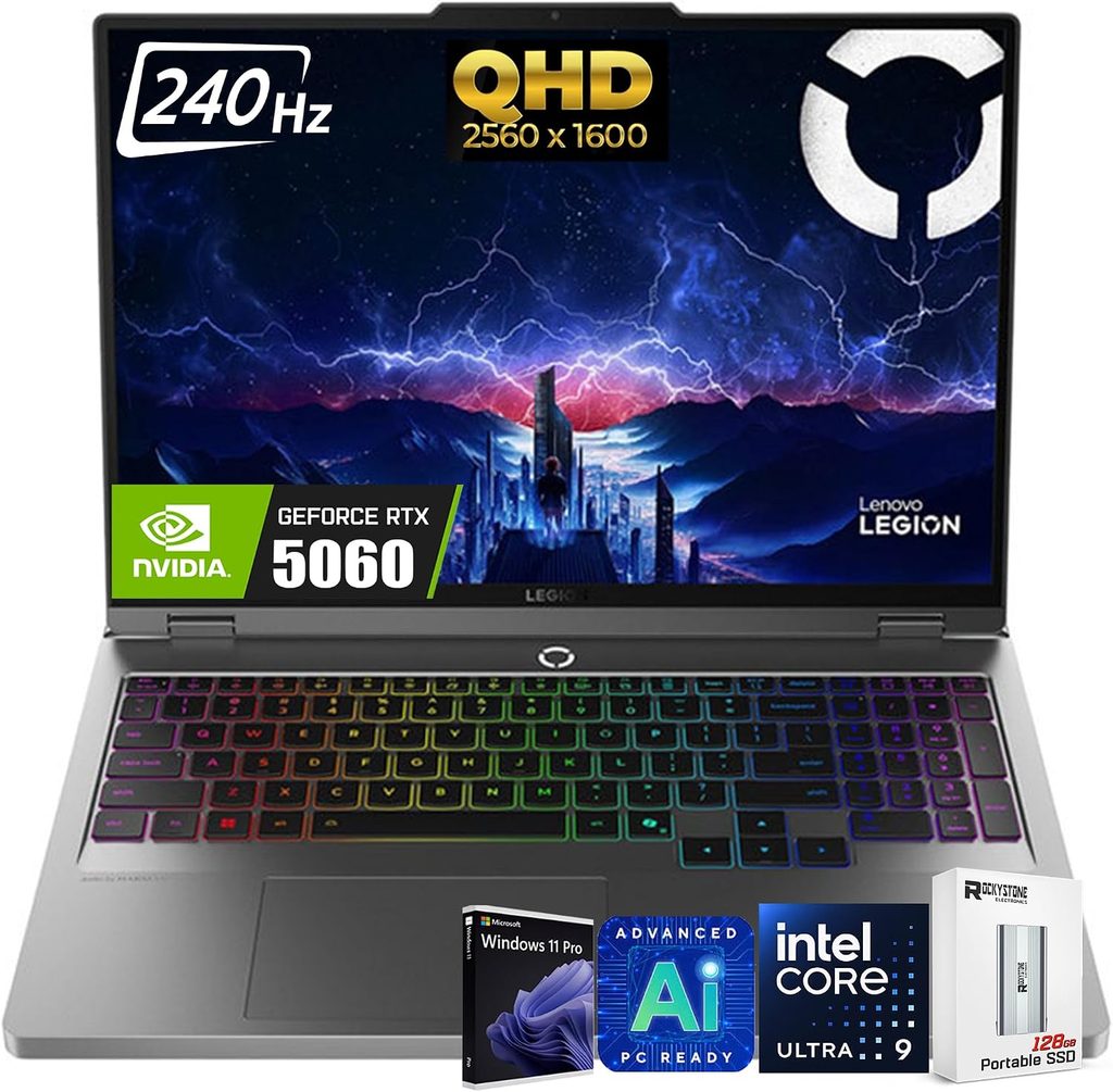 Lenovo Legion 5i 16 AI Gaming Laptop