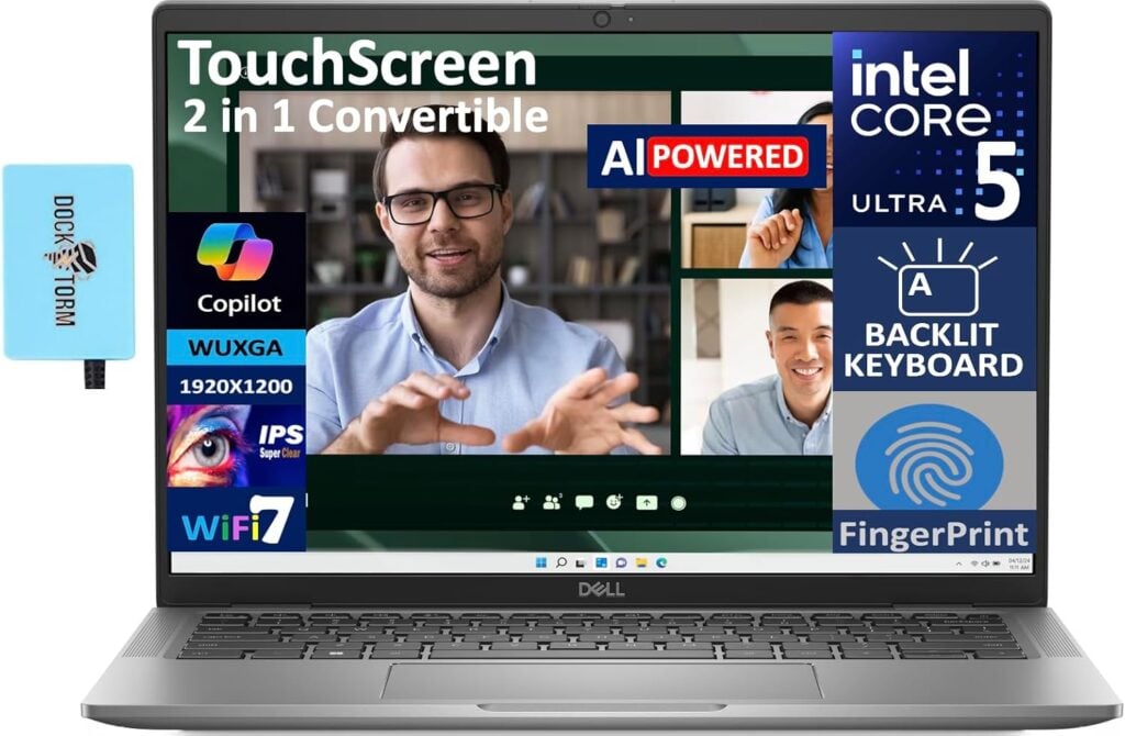 Dell 2025 Latitude 7450 2-in-1 Business AI Laptop