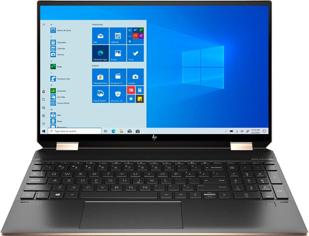 HP Spectre X360 15.6-inch 4K