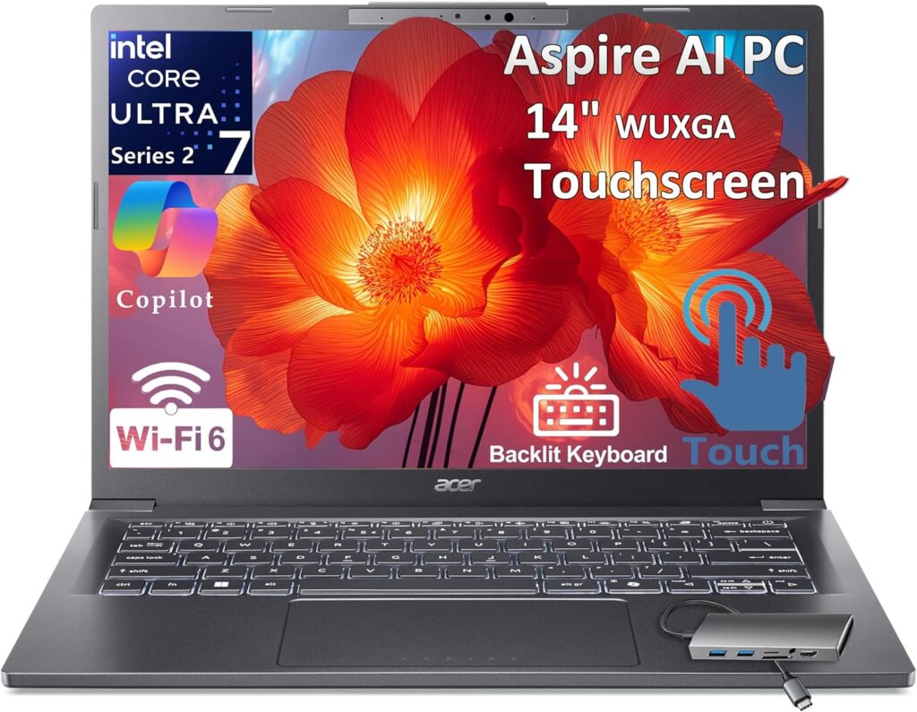 Acer 2026 Aspire AI Laptop for Business & Creators