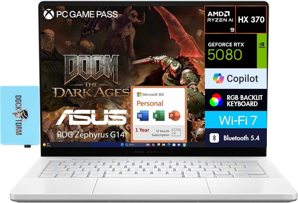 ASUS ROG Zephyrus G14 AI Gaming Laptop