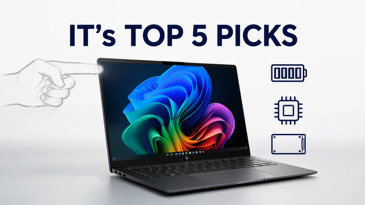 Best Laptop for IT Professionals (2026) — 5 Lab-Tested Picks