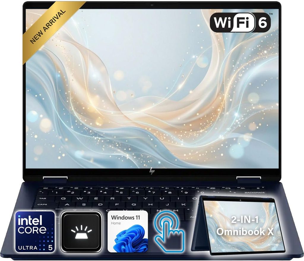 HP OmniBook X Flip 14" Next Gen AI 2-in-1 Laptop