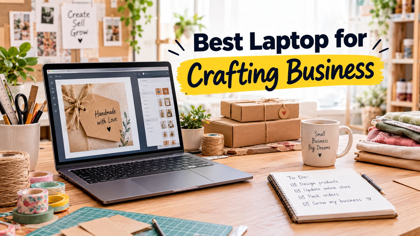 Best Laptop for Crafting Business (2026) — 5 Tested Picks