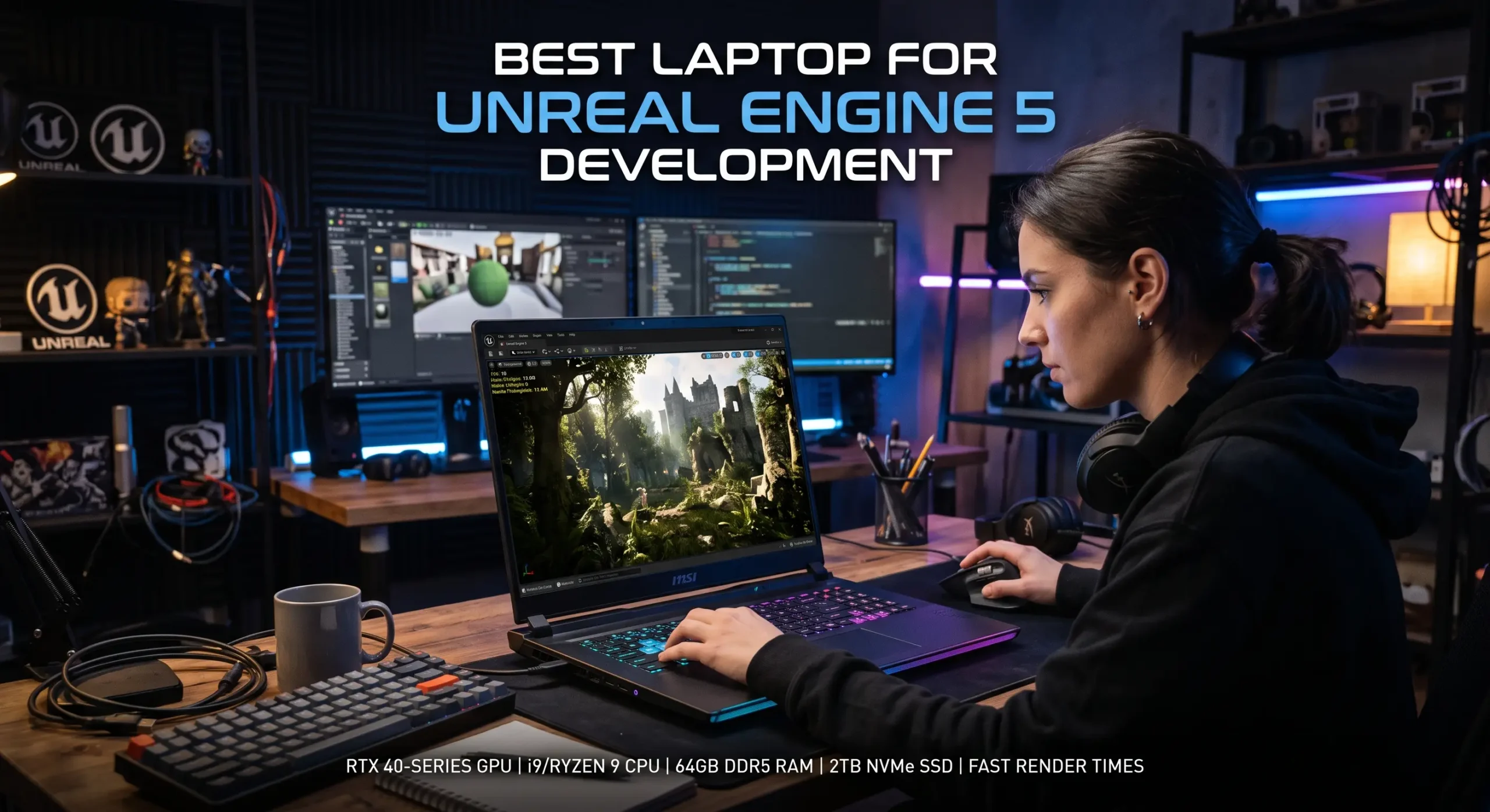 Best Laptop for Unreal Engine 5 Development (2026) — Shader Compilation Benchmarks
