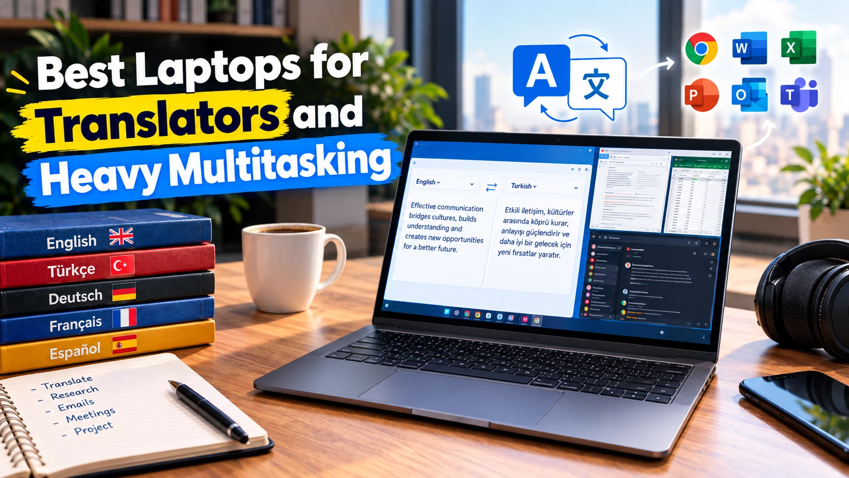 Best Laptops for Translators and Heavy Multitasking (2026) 5 Lab-Tested Picks